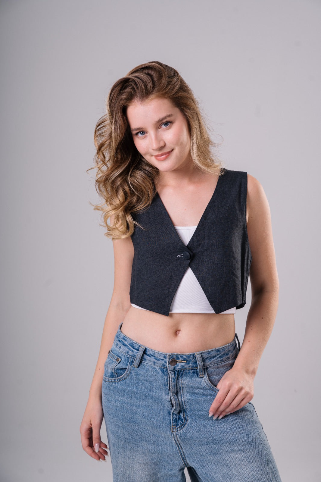 Bare vest dark grey