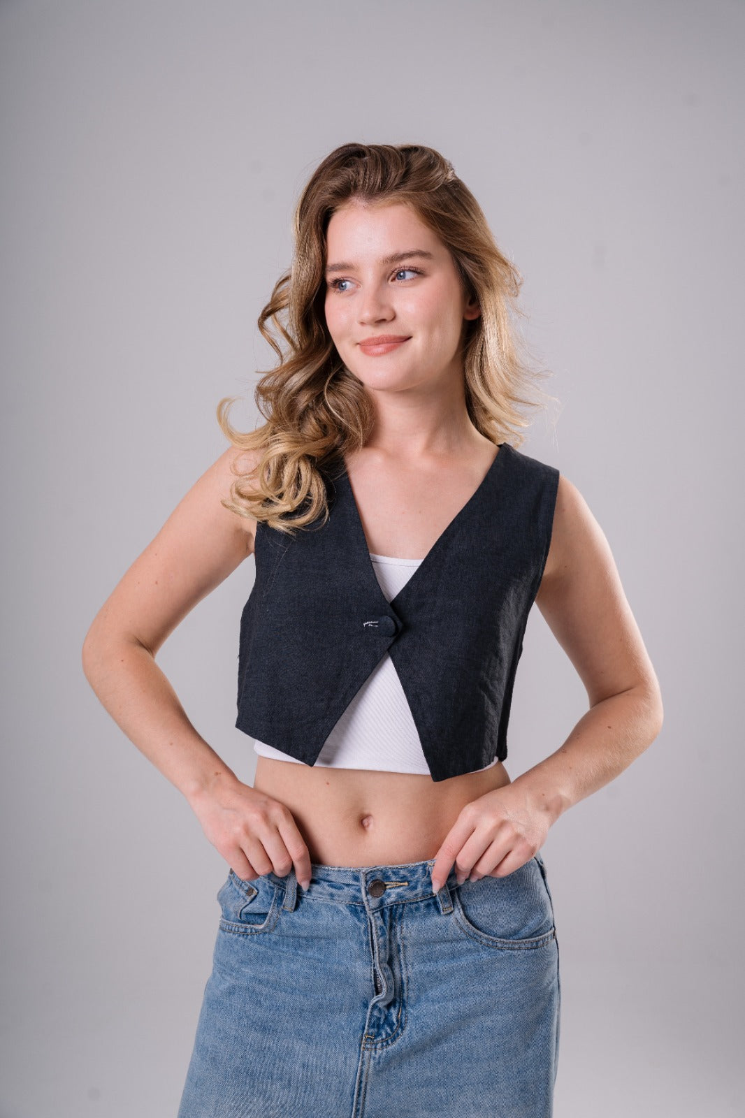 Bare vest dark grey